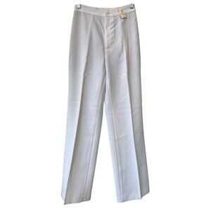 Vintage 70s Levis Bend Over Straight Leg Pants Sz 10 White High Rise NEW